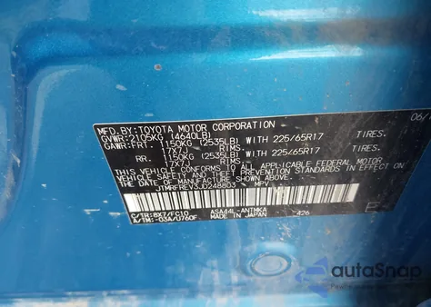 2018 Toyota Rav4 Xle z USA, uszkodzony, nr VIN JTMRFREV3JD248803